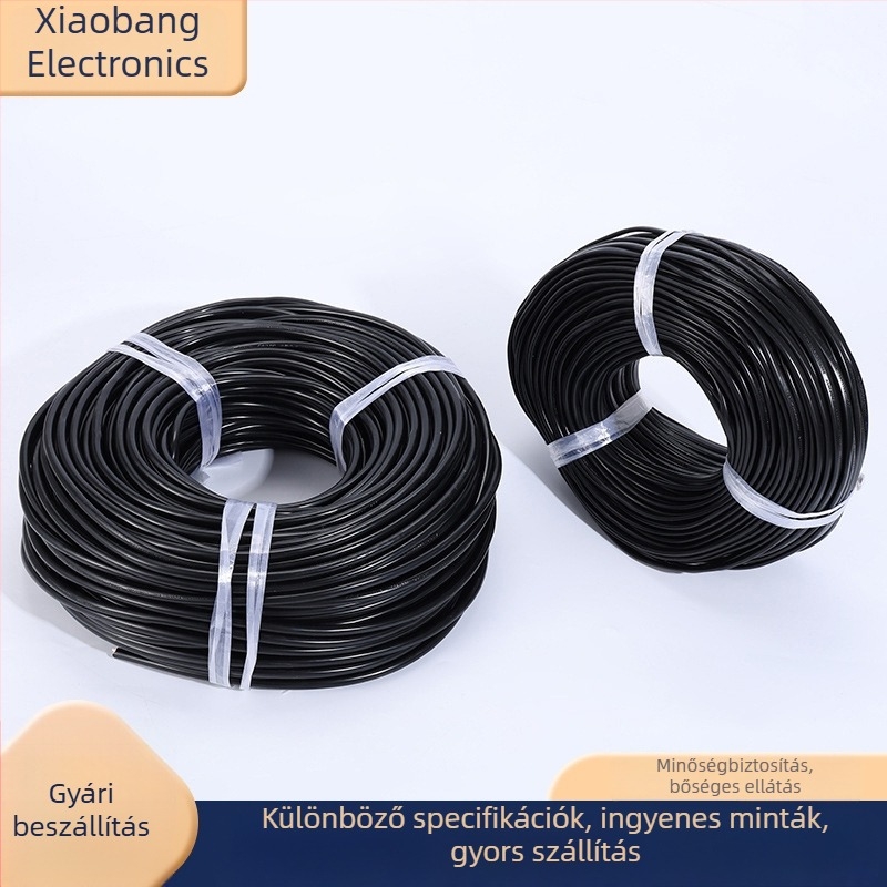 Lapos és kör alakú burkolatú kábelek, 2- és 3-eres, 2 mm² és 3 mm², monitorozó berendezésekhez és háztartási áramellátáshoz
