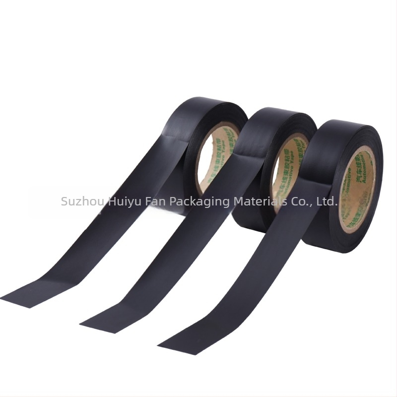 PVC szalag elektromos vezetékekhez és szennyvízcsövekhez, fekete, 50 mm x 20 m