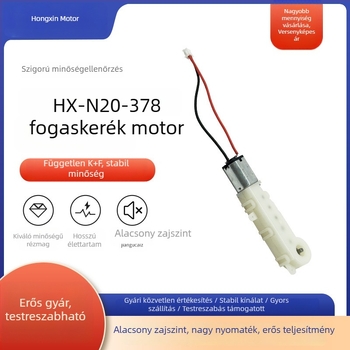 Személyre szabott N20 mikromotor műanyag bolygóműves hajtóművel kozmetikai eszközökhöz, intelligens zár monitorozásával
