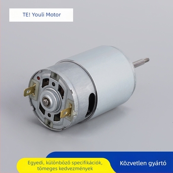 RS555 DC kefés motor, mikromotor okos függönyökhöz, tisztító motor fürdőhöz és medencéhez