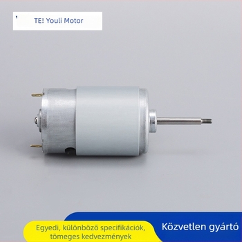 RS555 DC kefés motor, mikromotor okos függönyökhöz, tisztító motor fürdőhöz és medencéhez