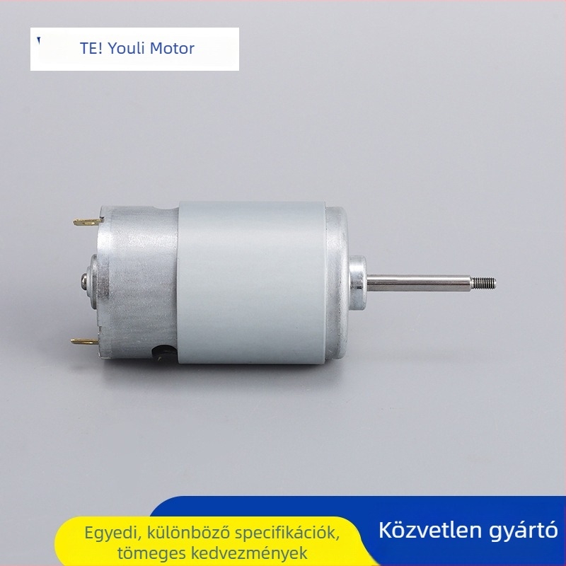 RS555 DC kefés motor, mikromotor okos függönyökhöz, tisztító motor fürdőhöz és medencéhez