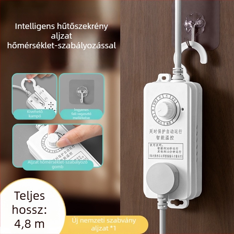 Okos hűtőszekrény hőmérséklet szabályozó aljzat hosszabbítóval