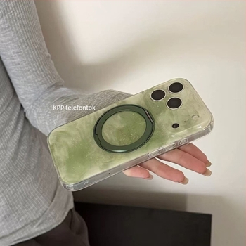Gradientzöld forgó tok iPhone 17 Pro Max, iPhone 16 és iPhone 15-höz
