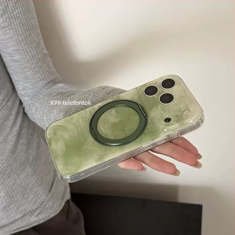 Gradientzöld forgó tok iPhone 17 Pro Max, iPhone 16 és iPhone 15-höz