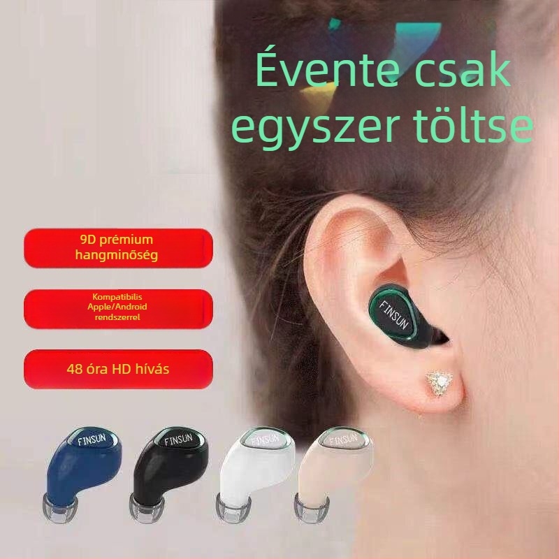 VanSeini Bluetooth mini vezeték nélküli sport fülhallgató, mono kialítás, hosszú üzemidő