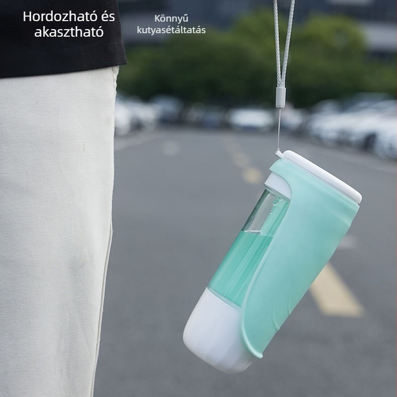 Hordozható, összecsukható víz- és ételkehely kölyökkutyáknak