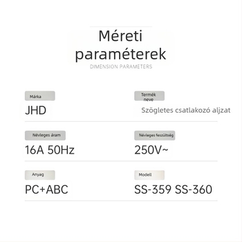 IEC C19/C20 derékszögű csatlakozó és aljzat PDU-hoz szerverteremben