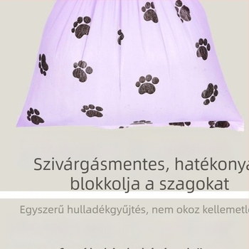 Biológiailag lebomló háziállat-ürülék zacskók, vastagított hordozható kutyapiszák, EPI biohulladék zacskók