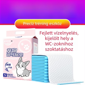 Kutyák számára vastagított, dezodoráló vizeletpárnák, egyszer használatos nedvszívó párnák