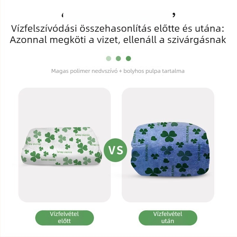 Kutyavizelet alátét, vastagabb nedvszívó egyszer használatos tréningalátét mintázattal