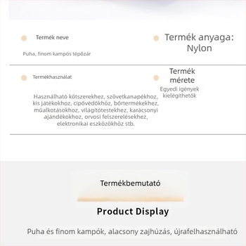 Puha vékony hook-and-loop Velcro kábelrendező nylonból, ruházathoz és babafelszereléshez