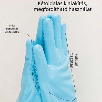 Szilikonból készült állatfürdető kesztyű és masszírozó mosóecset kutyáknak és macskáknak