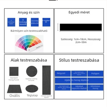 Nylon Velcro rögzítők, kétoldalas és egyoldalas, kábelrendező pántok