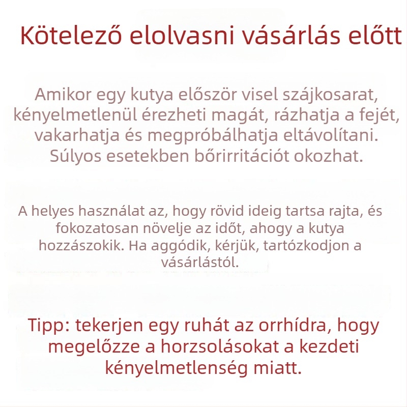 Fém szájkosár közepes és nagy testű kutyák számára; harapás-, ugatás- és rágás elleni védelem; Malinois és német juhászkutya számára megfelelő
