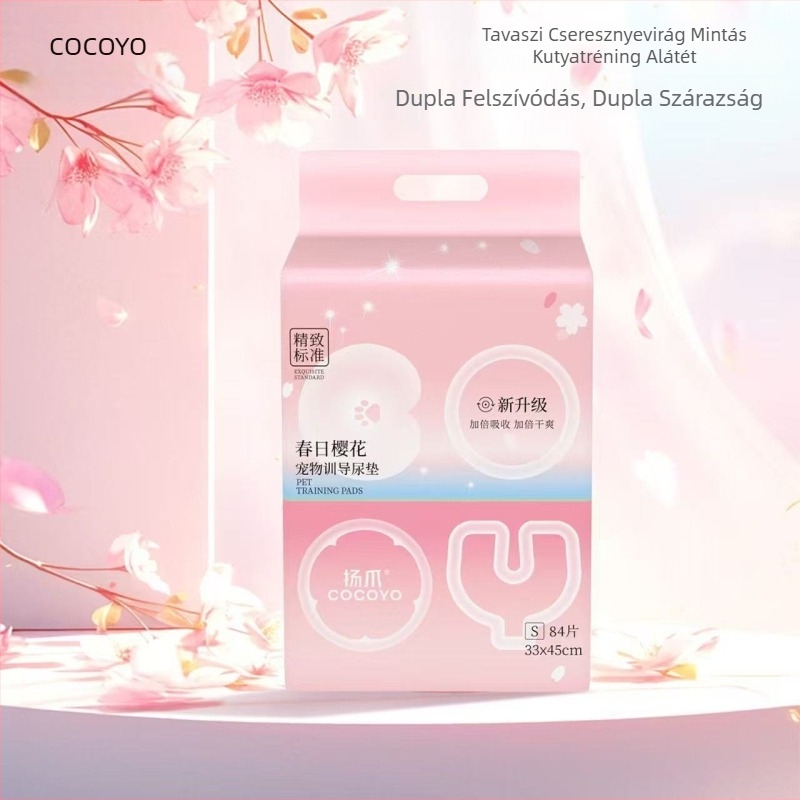 Cocoyo Sakura Tavaszi Kutyatréning Párnák – Kétszeres Nedvszívó Vizelet Alátét Kutyáknak