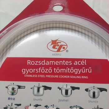 Rozsdamentes acél tömítőgyűrű nyomáskamrához, 24 cm
