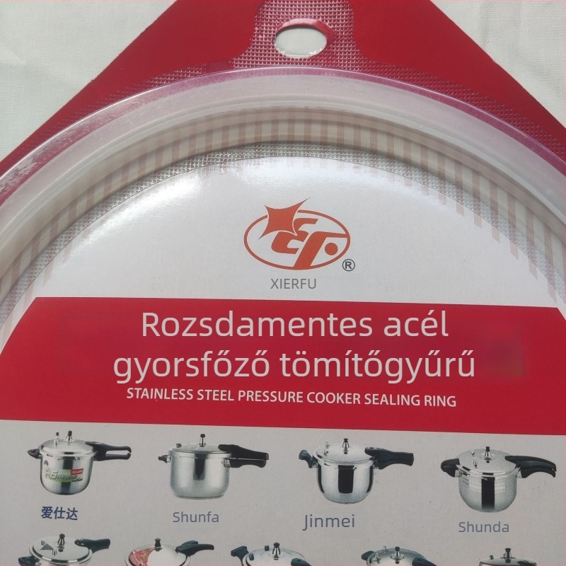 Rozsdamentes acél tömítőgyűrű nyomáskamrához, 24 cm