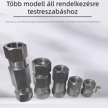Testreszabott 304 rozsdamentes acél menetes hüvelyek belső menetekkel, beépített hatszögű hüvelyek, anyák és csavarok