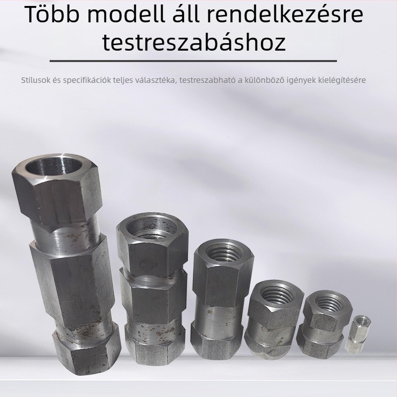 Testreszabott 304 rozsdamentes acél menetes hüvelyek belső menetekkel, beépített hatszögű hüvelyek, anyák és csavarok
