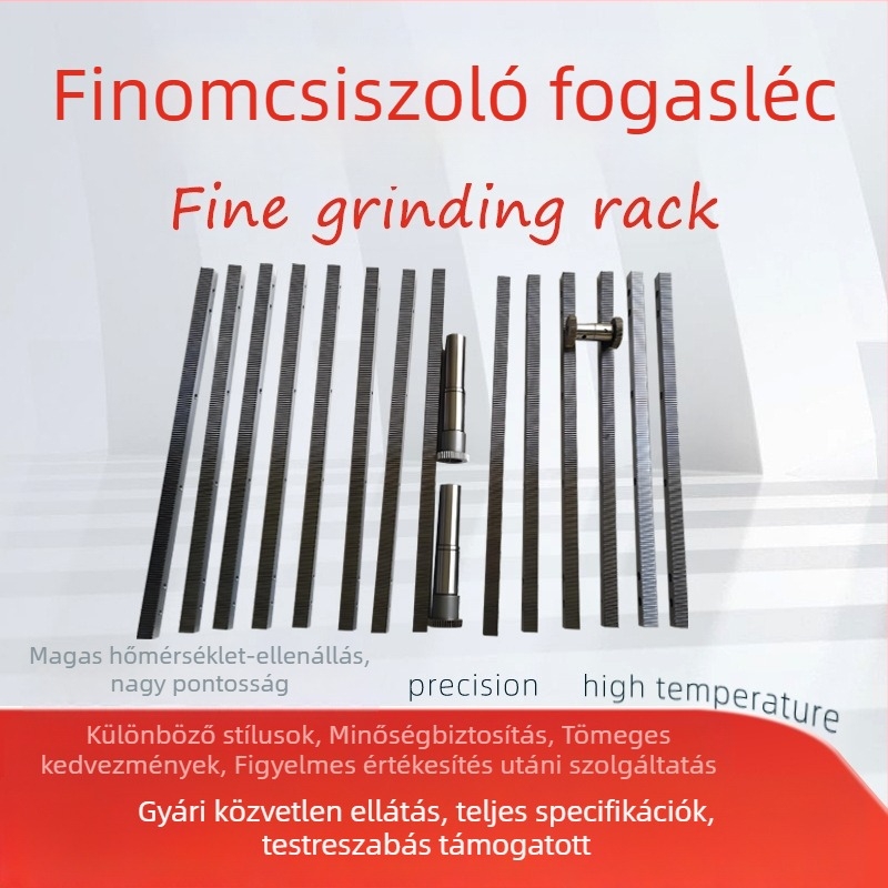 Egyedi átviteli fogaslécek és vezető sín, nem szabványos hengeres (spirál) fogasok, precíziós megmunkált fogak és fogaskerekek, rajzok szerint gyártva