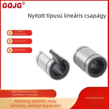 LM10UU-OP LM12UU-OP Lineáris csapágyak gravíró gépekhez, hengeres görgőcsapágyak