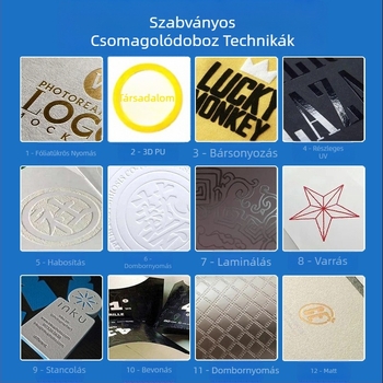Személyre szabott kozmetikai színes doboz 3C-digitális csomagoláshoz, hajtogatható doboz logónyomtatással