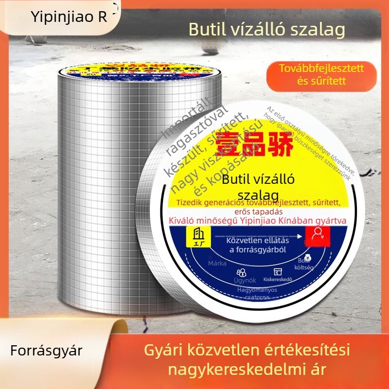 Butil vízálló tetőszalag szivárgásjavításhoz, erős tömítés fémes tetőkhöz