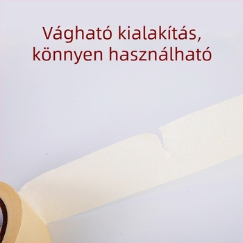 Maszkoló szalag maszkpapírból készült, színelválasztás, könnyen téphető és írható, művészeti dekorációkhoz és festéshez