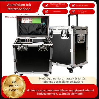 Alumínium ötvözetű flight case – színpadi kellékek, elektronikus berendezések és audió‑fotos felszerelés tárolására