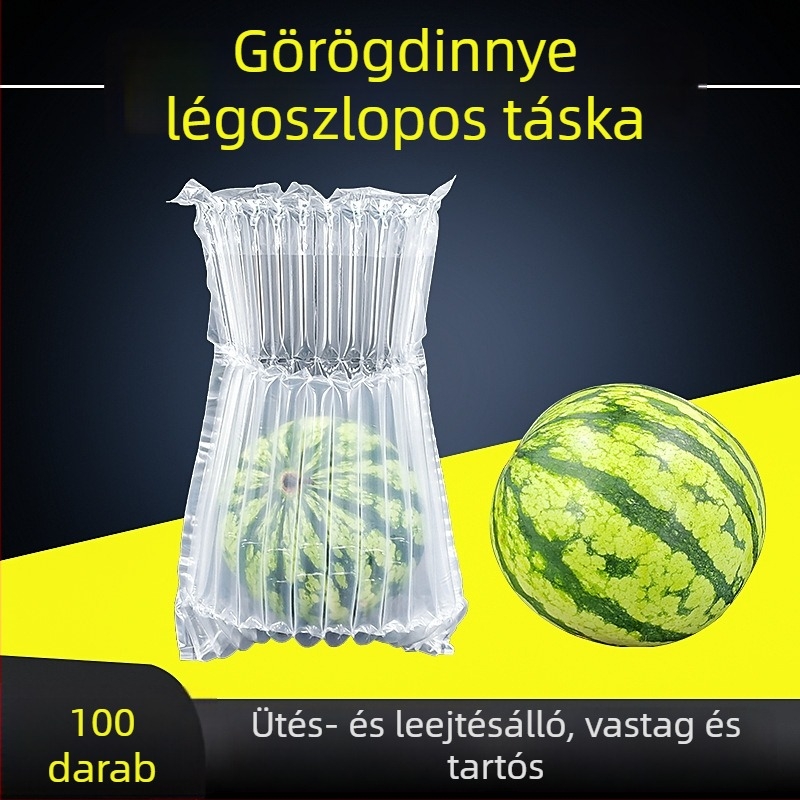 Dinnyék légoszlopos buborékos csomagoló tasak – ütésálló párnázás