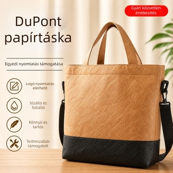 DuPont papírtáska logónyomtatással, promóciós ajándéktáskák és bevásárló csomagoló tasakok