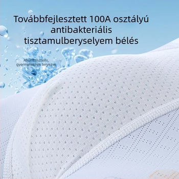 Gyerekeknek szóló fiú boxeralsó, Ice Silk, nyári légáteresztő hálós anyag, vékony, antibakteriális
