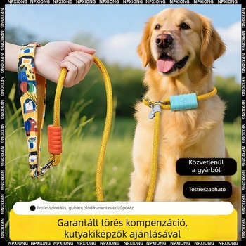 P-Chain P-Rope Kutyapóráz, kicsi–nagy kutyáknak, tartós szakadásálló kötél