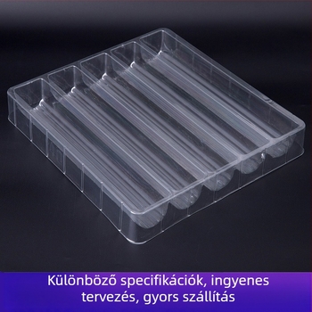 Átlátszó blisterdoboz hullámcsöves alkatrészekhez (PET/PS/PP)