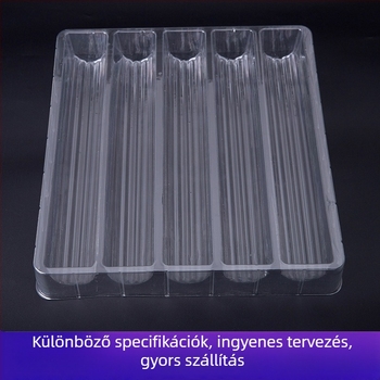 Átlátszó blisterdoboz hullámcsöves alkatrészekhez (PET/PS/PP)