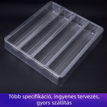 Átlátszó blisterdoboz hullámcsöves alkatrészekhez (PET/PS/PP)