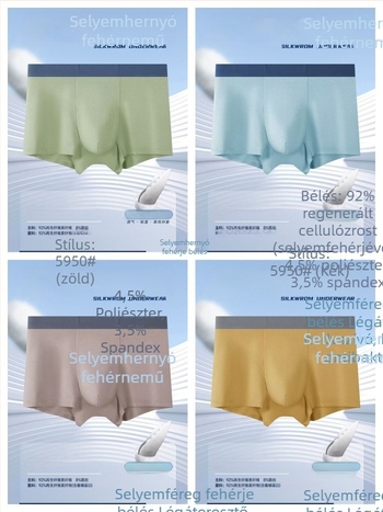 Férfi seamless boxeralsó 17 színben, Modal, antibakteriális, légáteresztő