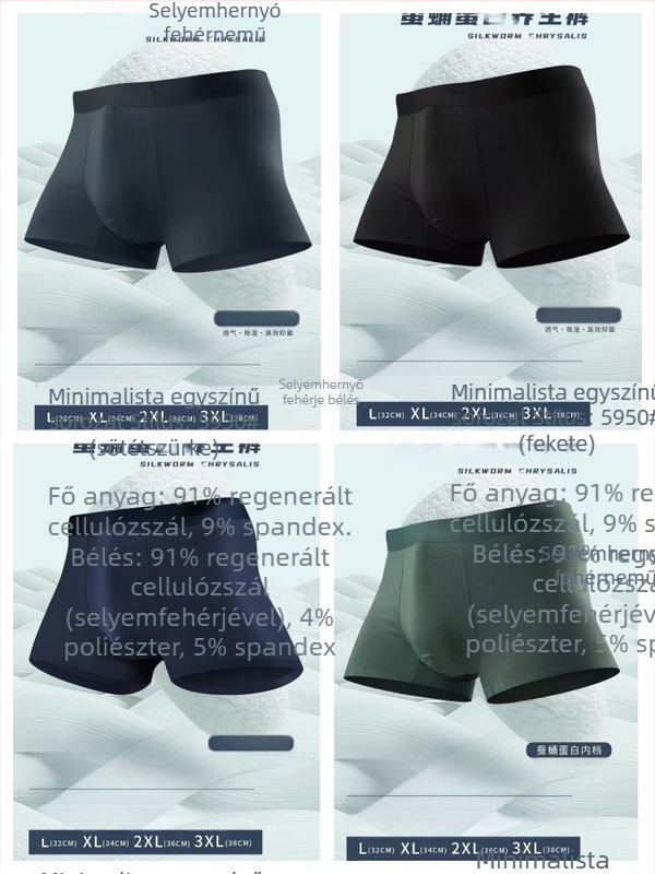 Férfi seamless boxeralsó 17 színben, Modal, antibakteriális, légáteresztő