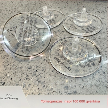 Kézi szívókorongos konyhai akasztó, falra szerelhető, fúrás nélkül, nyom nélkül