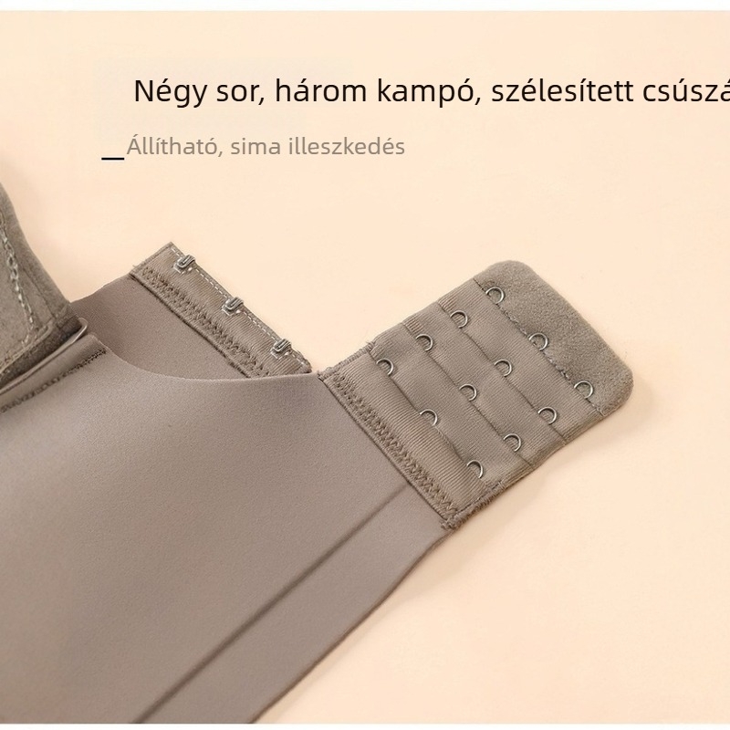 Sima varrat nélküli melltartó kis mellekhez, oldalsó támasz és felhúzó hatás