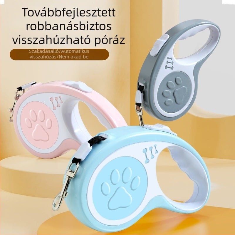 Húzható kutyakerítés anti-menekülés és anti-sokk védelemmel, automatikus hosszabbítással, kis- és közepes méretű kutyáknak