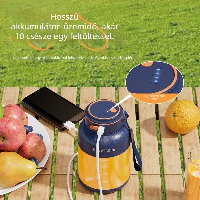 50 pengéjű rozsdamentes acél gyümölcs- és zöldséglé készítő pohár, hordozható, nagy kapacitás, jégzúzás, 2026 modell, 80W