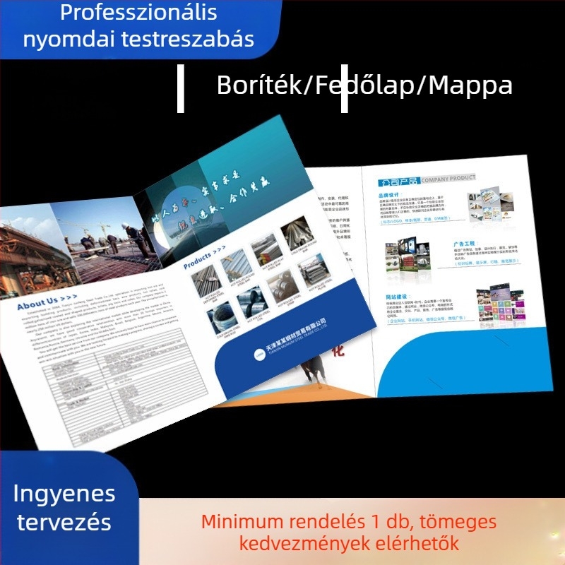 Egyedi szerződéses dokumentum borítékok, nyomtatott tender dokumentumok, A4-es fedőlapok, orvosi vizsgálati jelentéseket tartalmazó mappák beillesztett oldalakkal