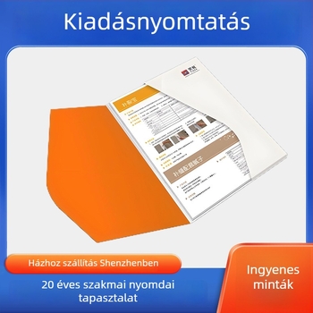 Személyre szabott borítónyomtatás háromrészes brosúrával, vállalati meghívókhoz és dokumentumtartóhoz