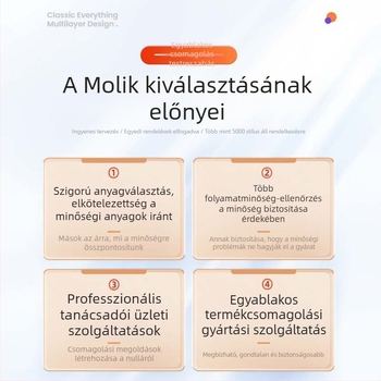 Két darabox vörösbor-díszdoboz – prémium bemutató doboz vörös- és fehér bornak