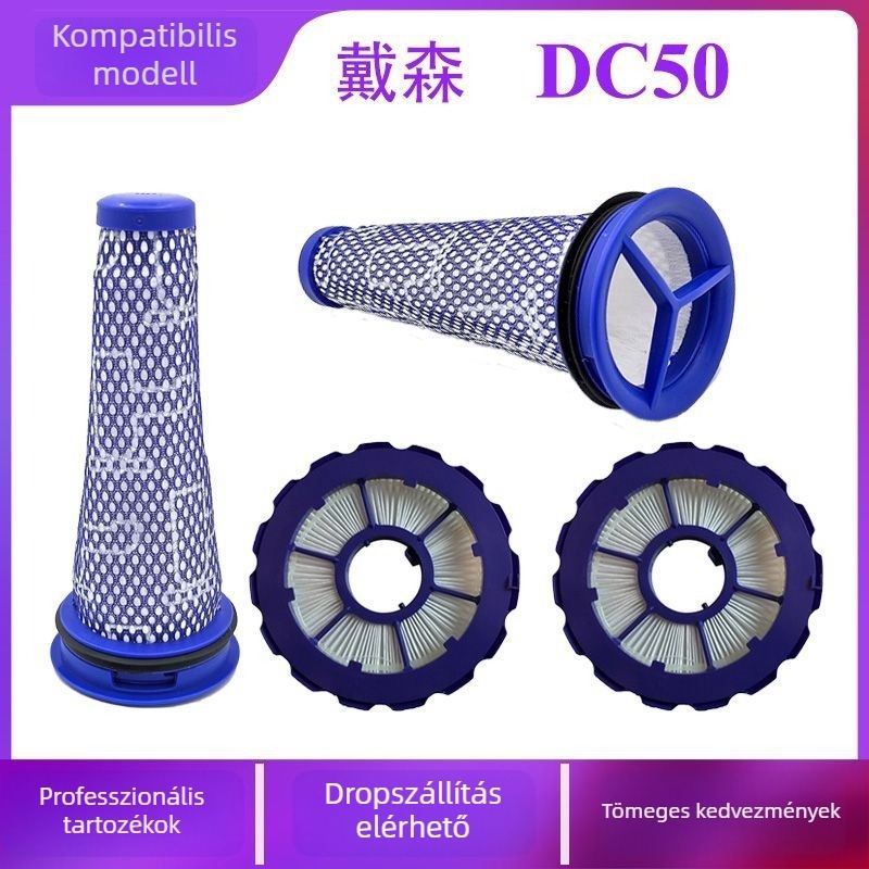 DC50 Dyson porszívó elülső és hátsó HEPA szűrő elem