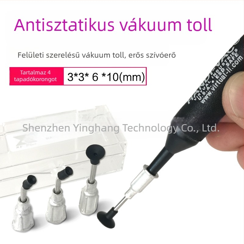 Antisztatikus HANDI-VAC vákuumszívó toll IC chipekhez, készlet