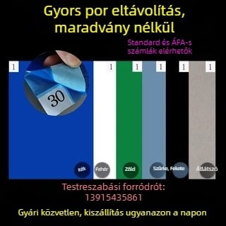 Egyszer használatos ragadós porvédő matrac tiszta helyiségekhez; magas tapadású cipőtalpak; téphető ragadós porvédő matrac tiszta helyiségekhez; antistatikus padlómat.