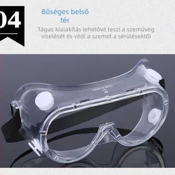 Anti-fog védő szemüveg sporthoz és vízi tevékenységekhez, szél- és porálló, felnőtteknek és gyerekeknek